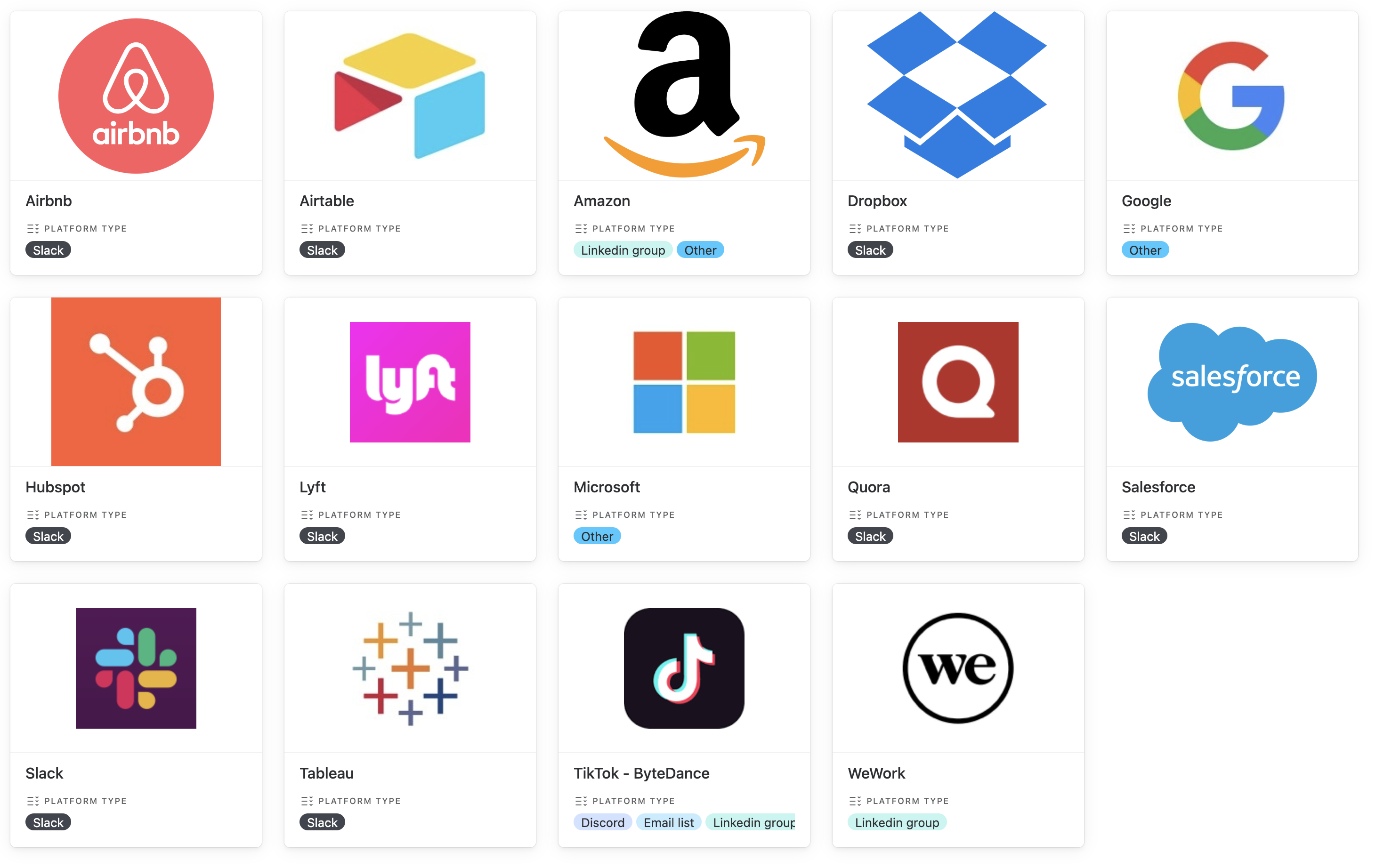 List of tech company alumni communities - WARNTracker.com Blog